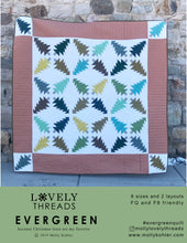 Load image into Gallery viewer, Evergreen Quilt Pattern PDF