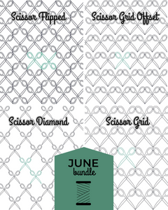 June Pantograph Scissor Bundle